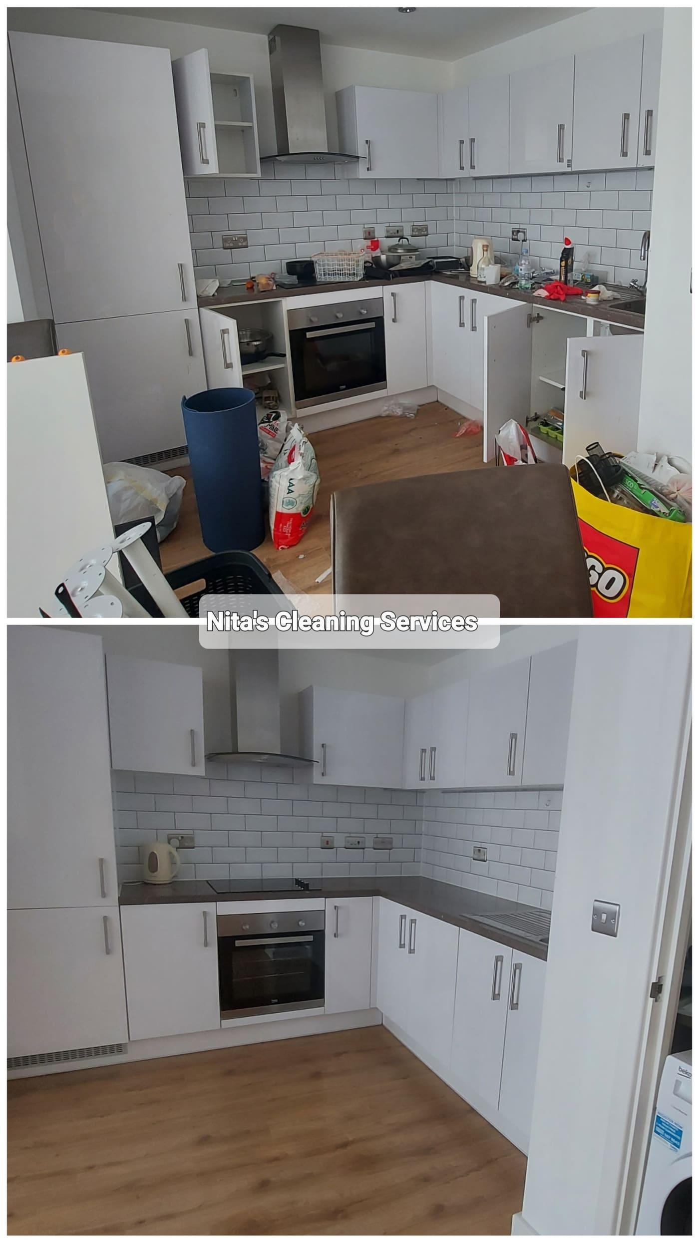 End of tenancy cleaning before and after, Birmingham (1)